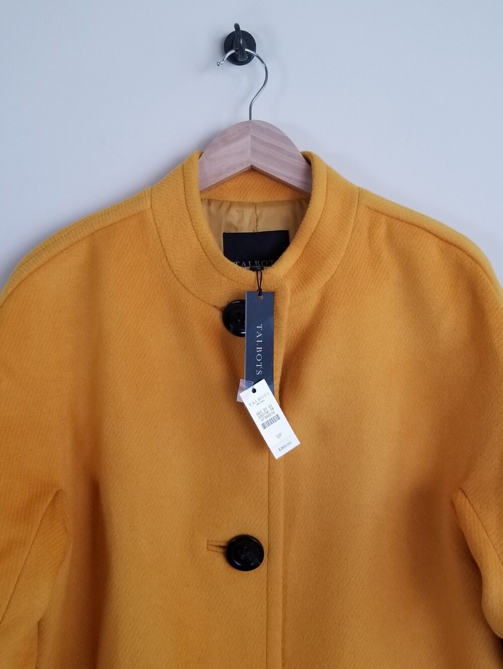 Talbots Wool Blend Coat NWT Size 12P - Picture 2 of 7